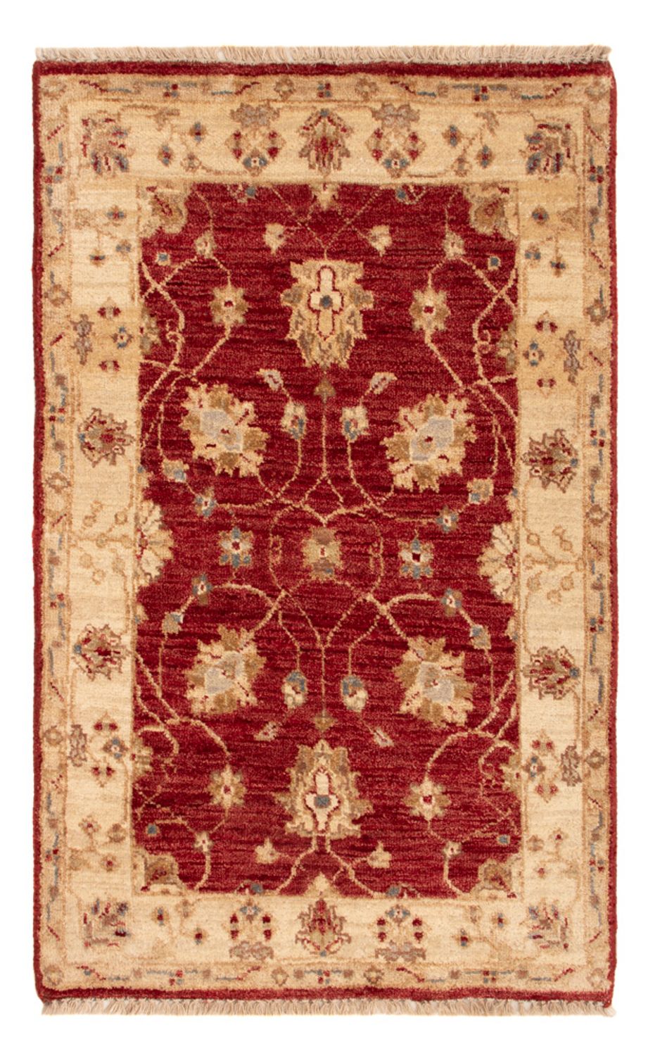 Tapis Ziegler - 90 x 60 cm - rouge bordeaux
