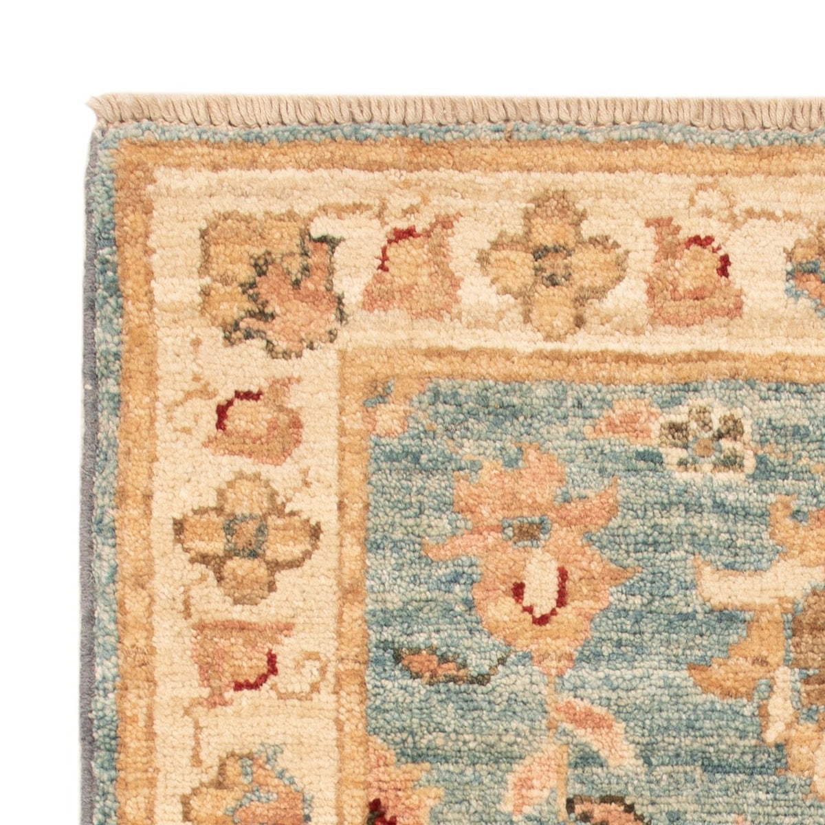 Tapis Ziegler - 67 x 50 cm - turquoise