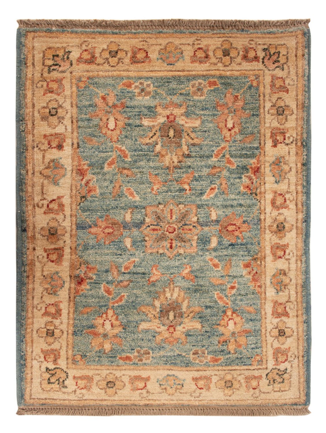 Tapis Ziegler - 71 x 54 cm - turquoise