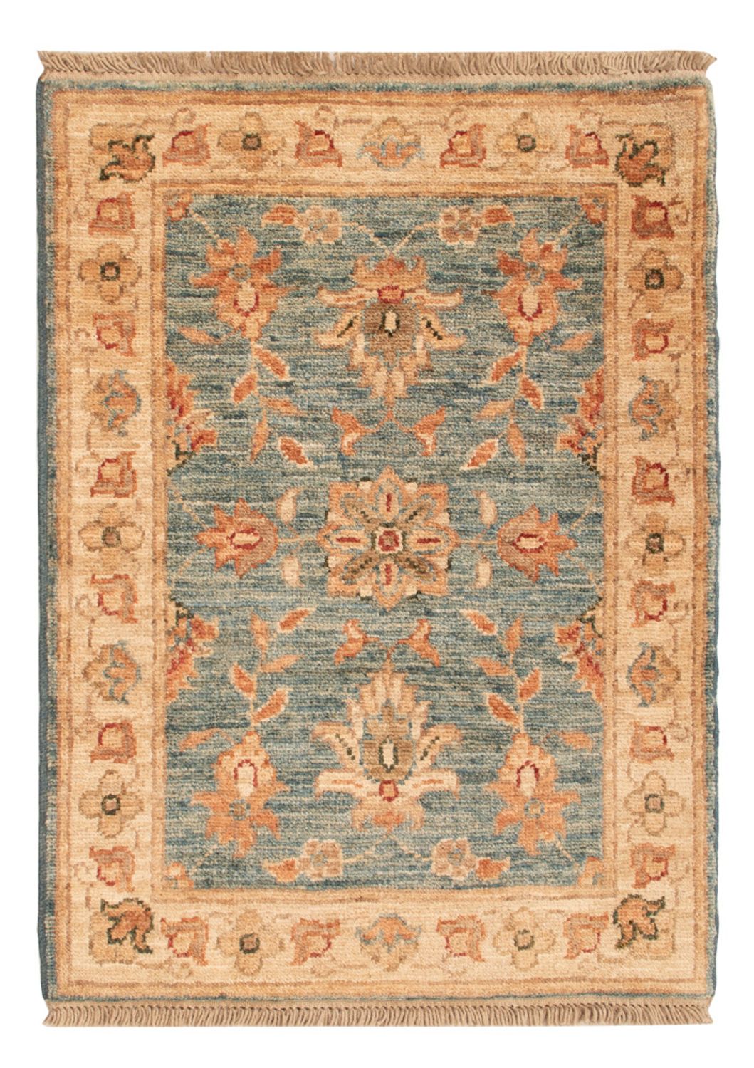 Tapis Ziegler - 67 x 48 cm - turquoise