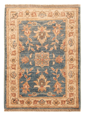 Tapis Ziegler - 67 x 50 cm - bleu pétrole