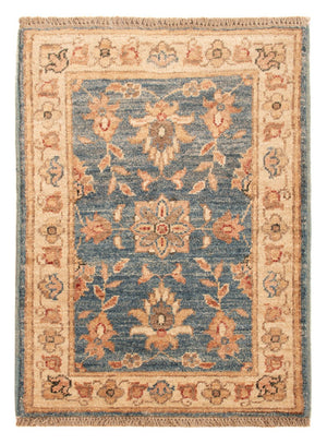 Tapis Ziegler - 67 x 50 cm - bleu pétrole
