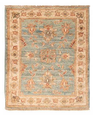 Tapis Ziegler - 65 x 55 cm - turquoise