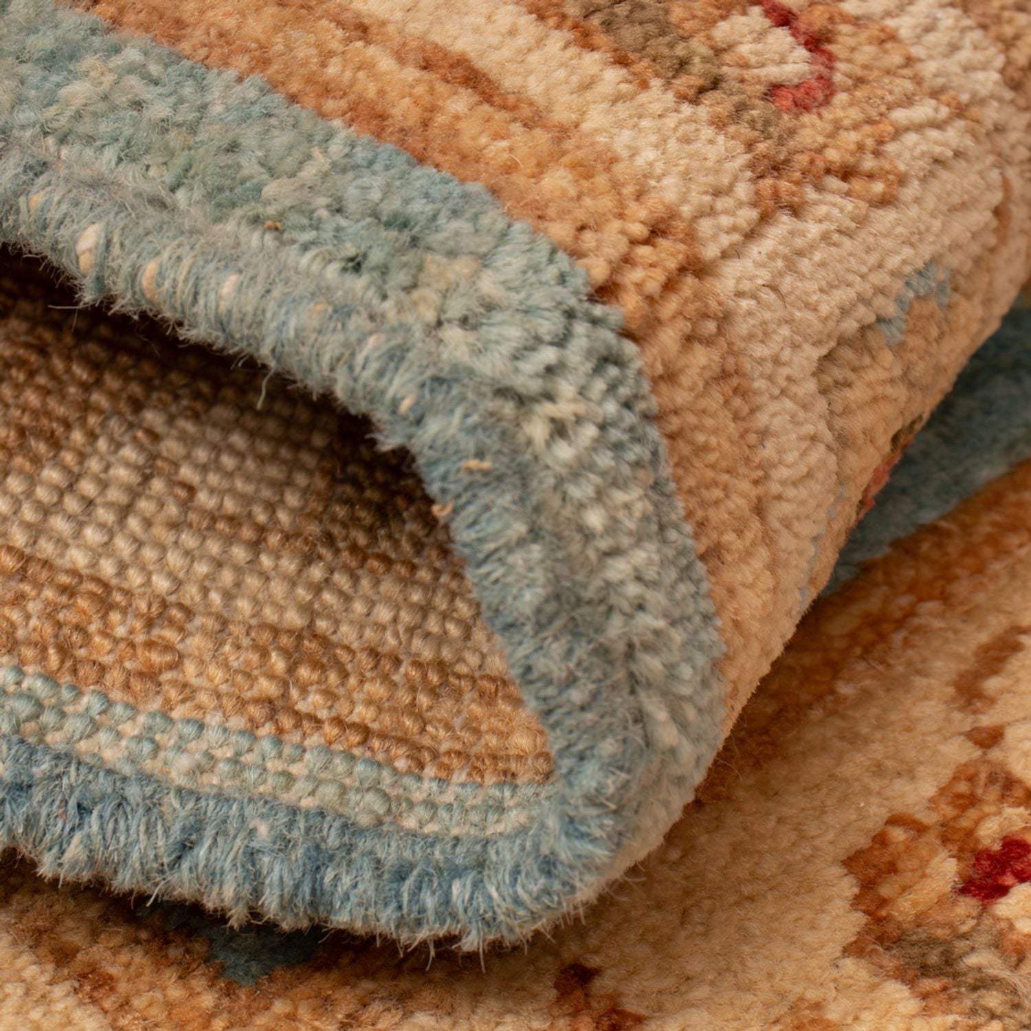 Tapis Ziegler - 69 x 54 cm - turquoise