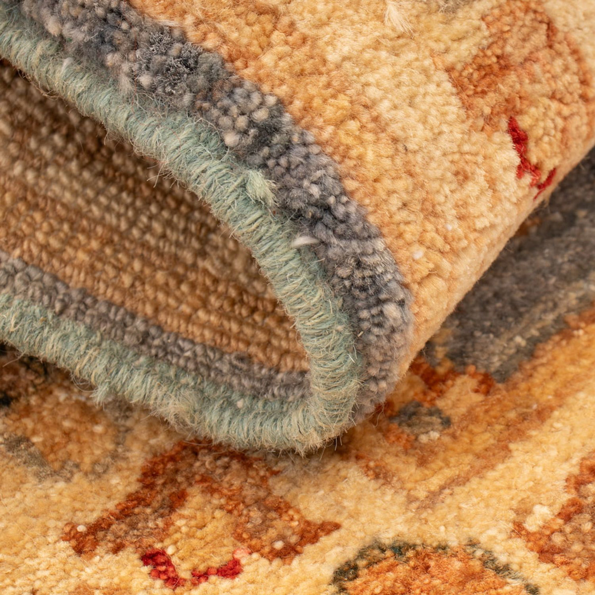 Tapis Ziegler - 74 x 51 cm - bleu pétrole