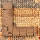 Tapis Ziegler - 74 x 51 cm - bleu pétrole
