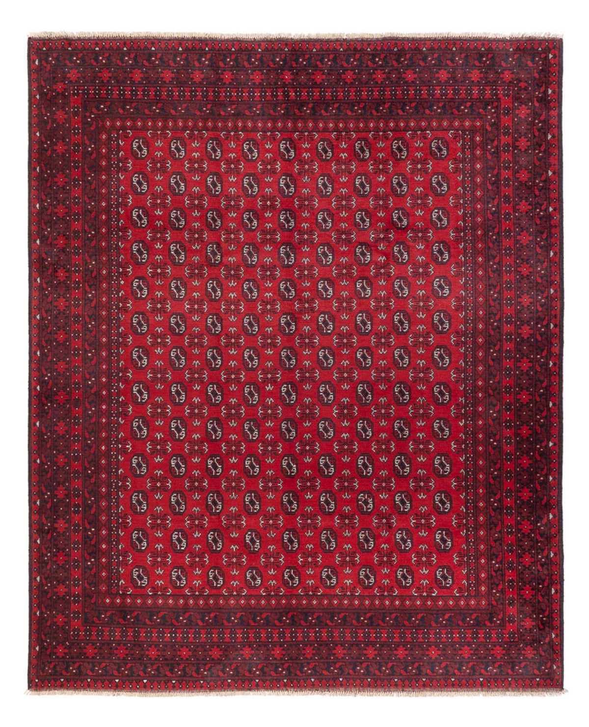 Tapis afghan - Filpa - 302 x 245 cm - rouge