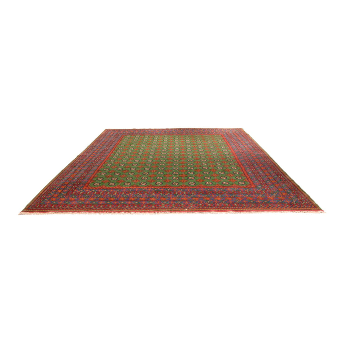 Tapis afghan - Filpa - 390 x 297 cm - vert