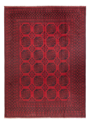 Tapis afghan - Filpa - 346 x 246 cm - rouge