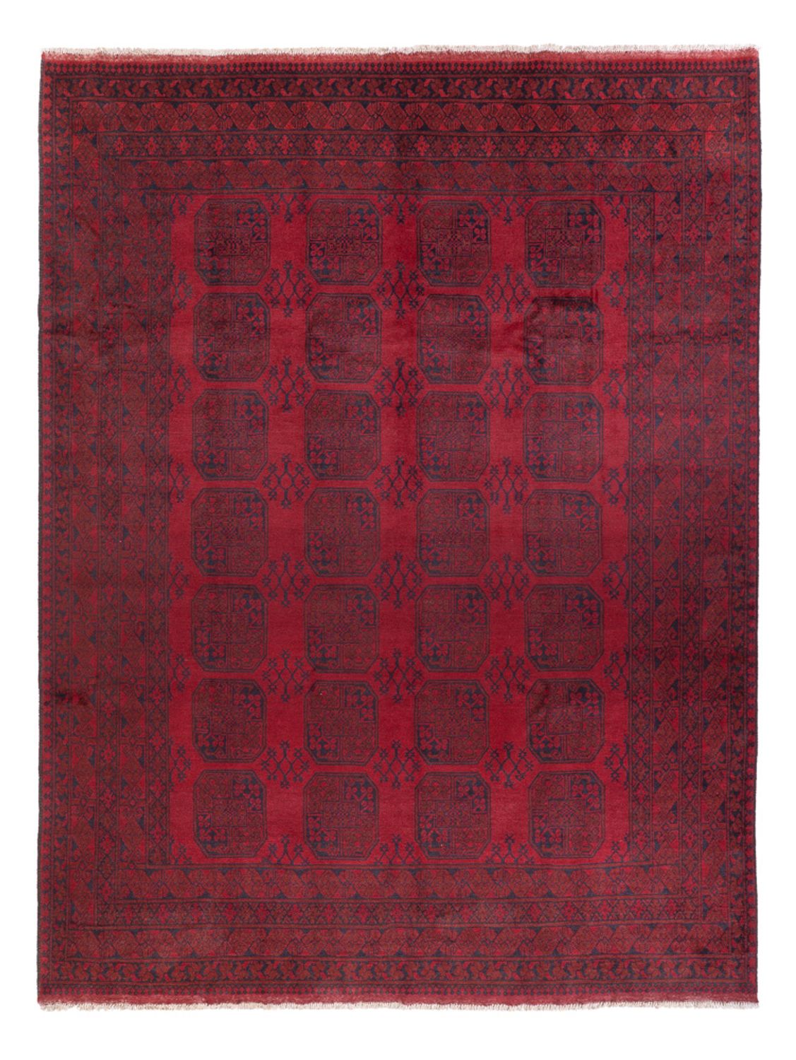 Tapis afghan - Filpa - 343 x 252 cm - rouge