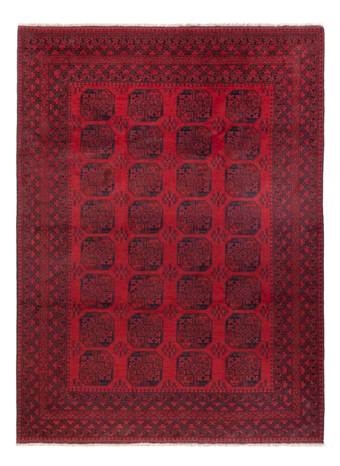 Tapis afghan - Filpa - 345 x 255 cm - rouge