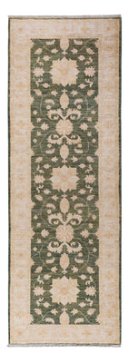 Tapis de couloir Tapis Ziegler - 246 x 82 cm - vert olive