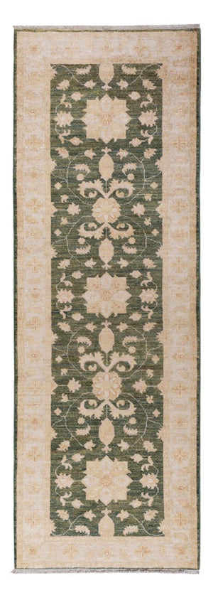 Tapis de couloir Tapis Ziegler - 246 x 82 cm - vert olive