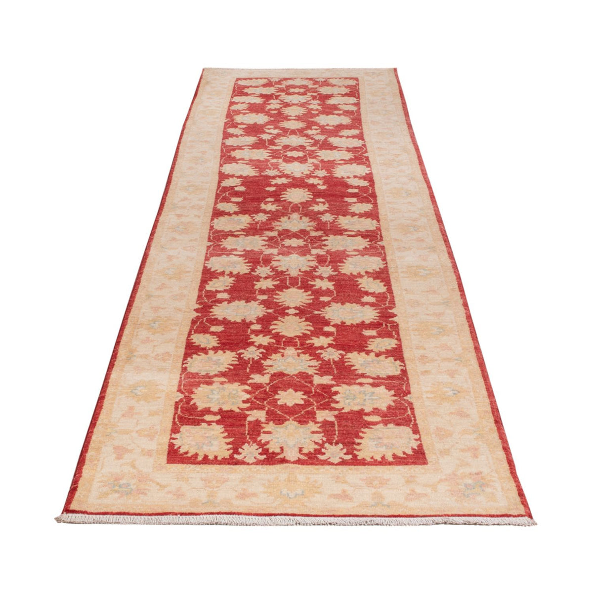 Tapis de couloir Tapis Ziegler - 345 x 81 cm - rouge
