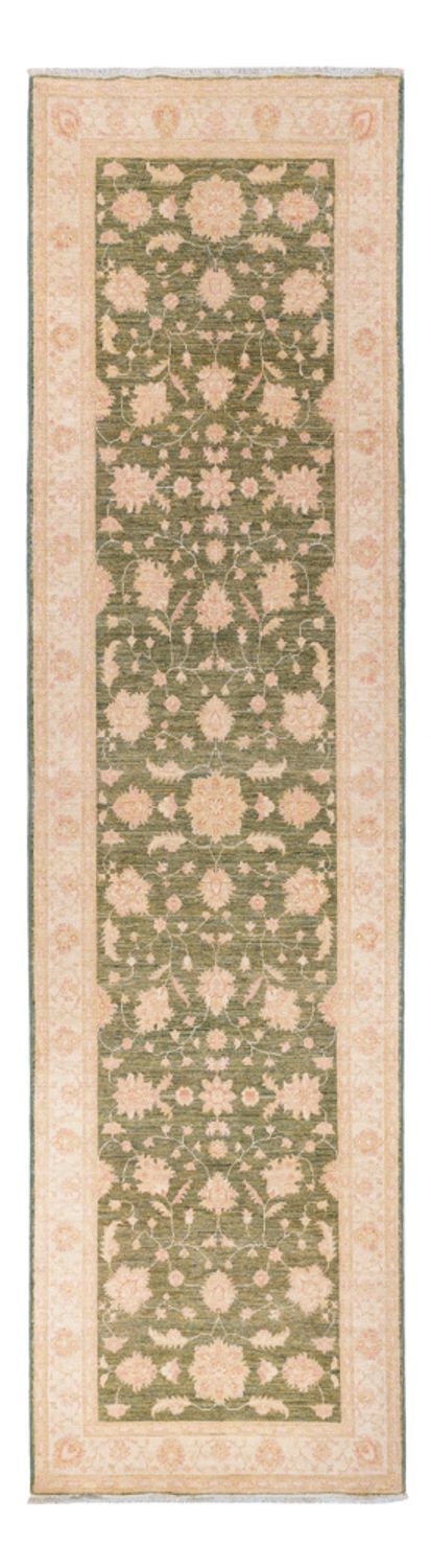Tapis de couloir Tapis Ziegler - 365 x 102 cm - vert olive