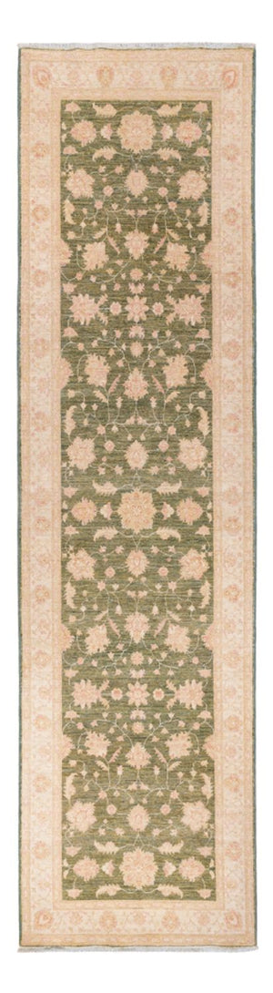 Tapis de couloir Tapis Ziegler - 365 x 102 cm - vert olive