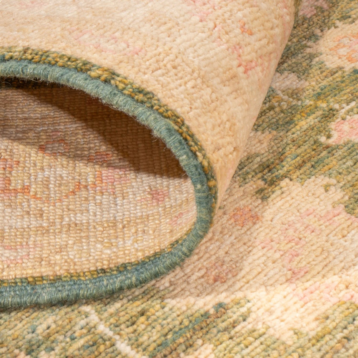 Tapis de couloir Tapis Ziegler - 365 x 102 cm - vert olive