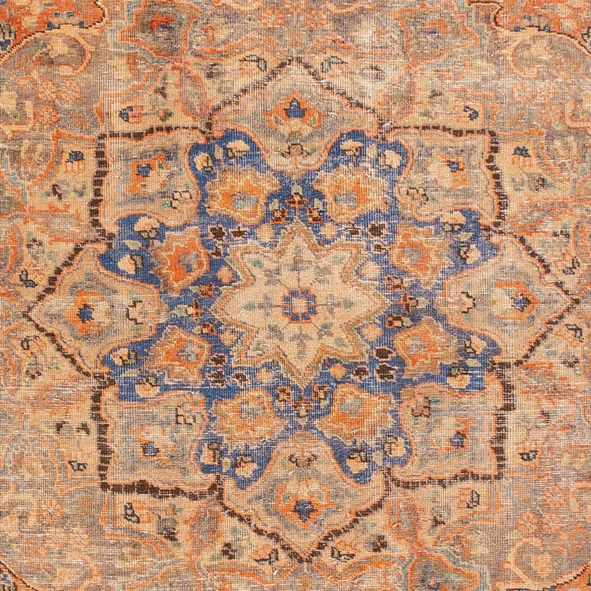 Tapis vintage - 362 x 259 cm - orange