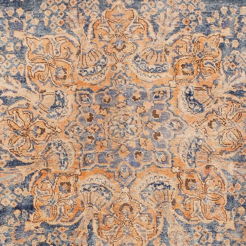Tapis vintage - 377 x 280 cm - bleu