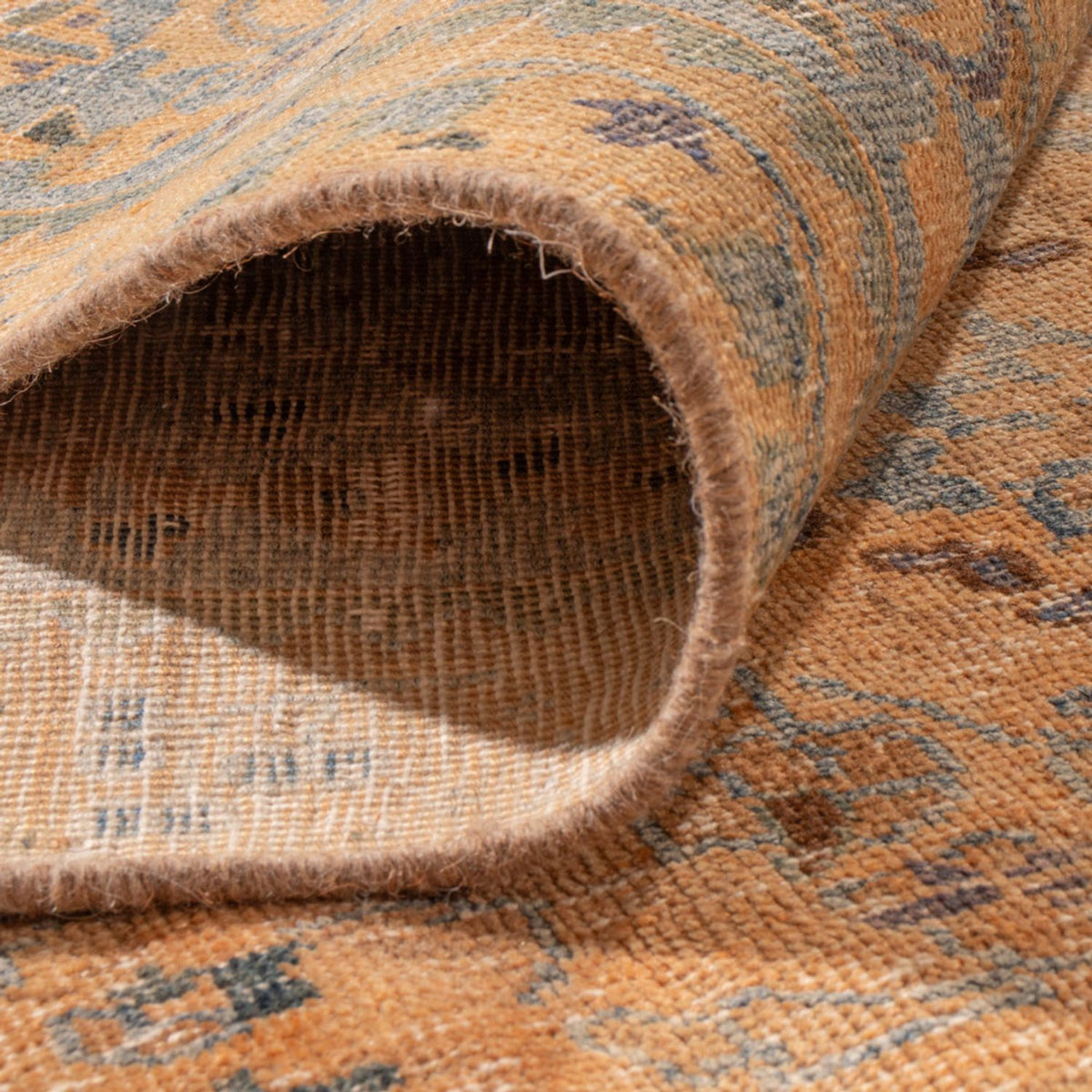 Tapis vintage - 362 x 283 cm - beige foncé