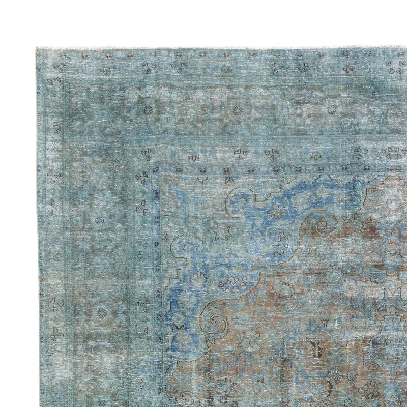 Tapis vintage - 375 x 285 cm - bleu foncé