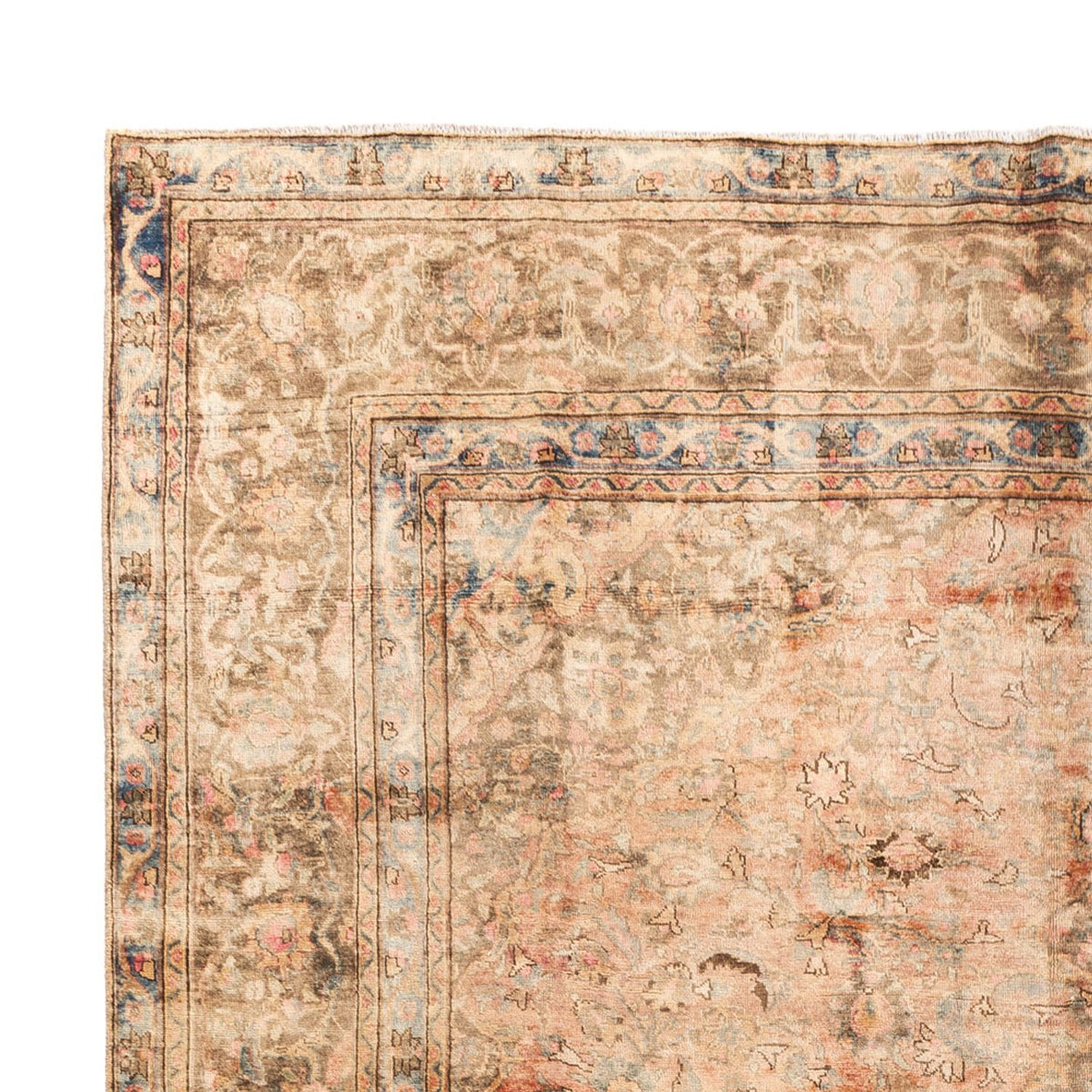 Tapis vintage - 368 x 281 cm - beige foncé