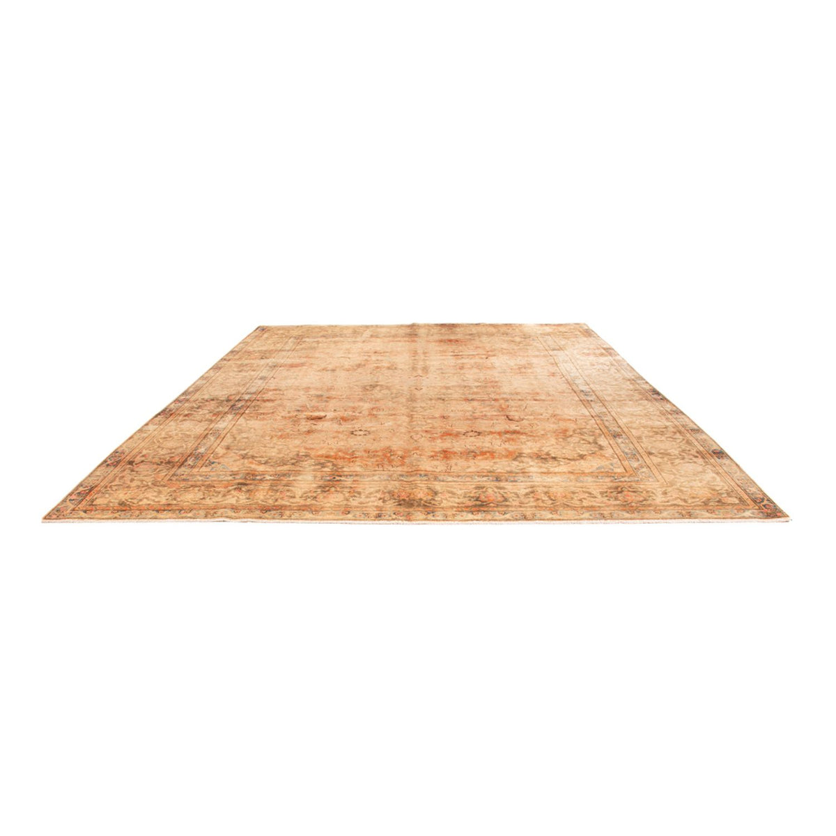 Tapis vintage - 368 x 281 cm - beige foncé