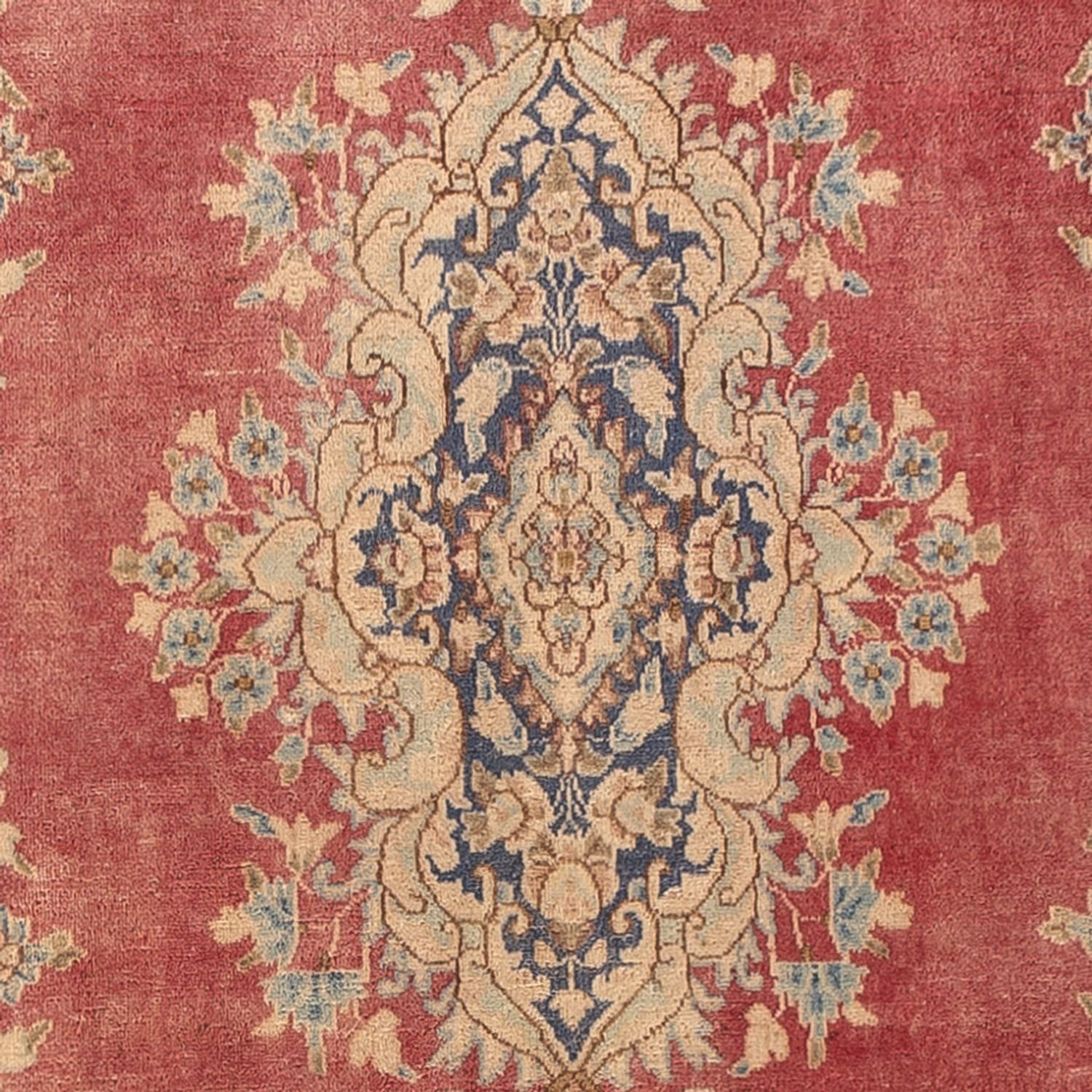 Tapis vintage - 304 x 192 cm - rouge clair