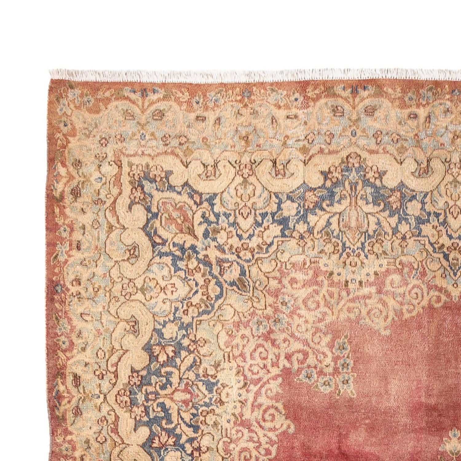 Tapis vintage - 304 x 192 cm - rouge clair