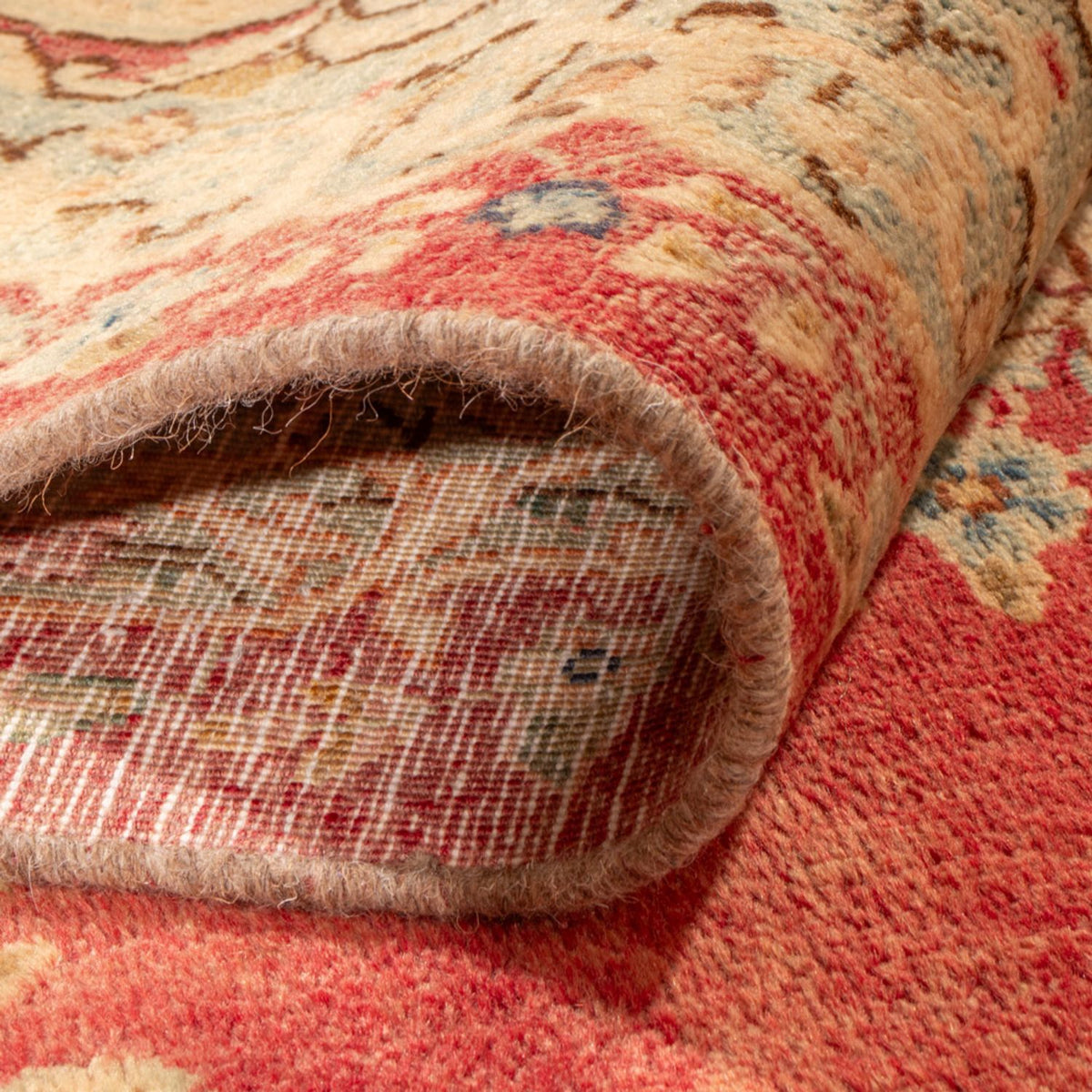 Tapis vintage - 304 x 192 cm - rouge clair