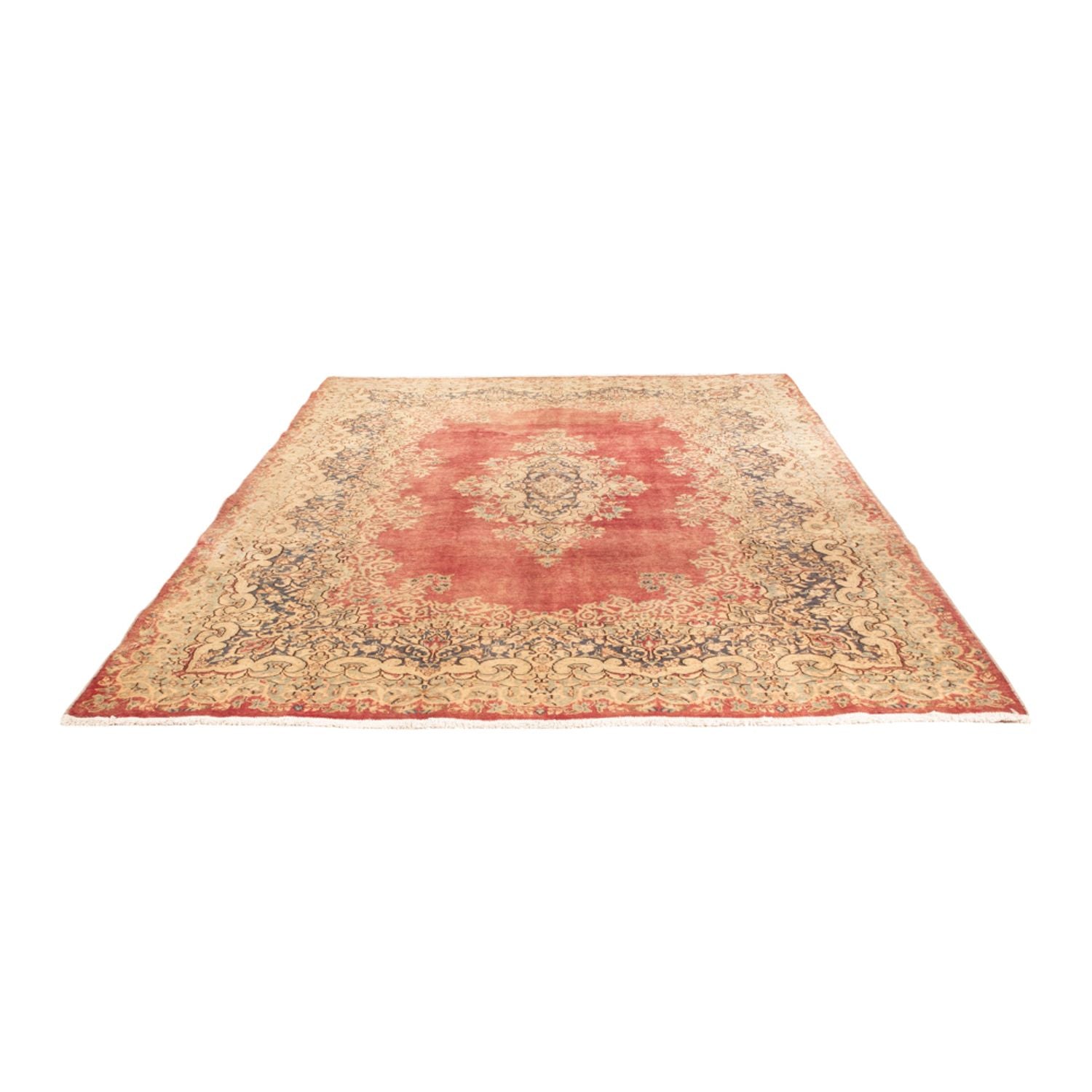 Tapis vintage - 304 x 192 cm - rouge clair