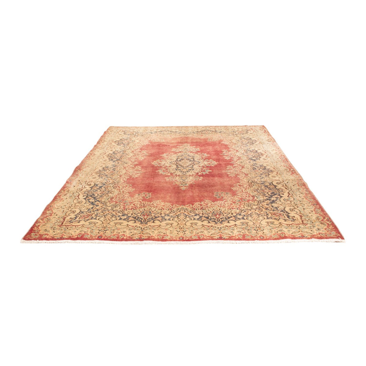 Tapis vintage - 304 x 192 cm - rouge clair