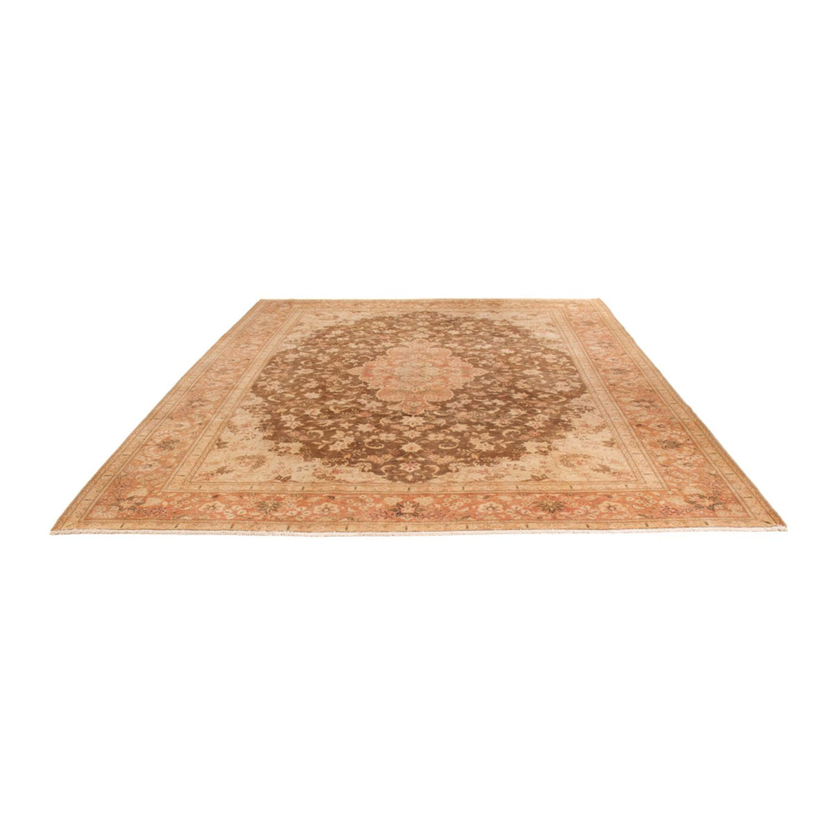 Tapis vintage - 335 x 235 cm - beige foncé