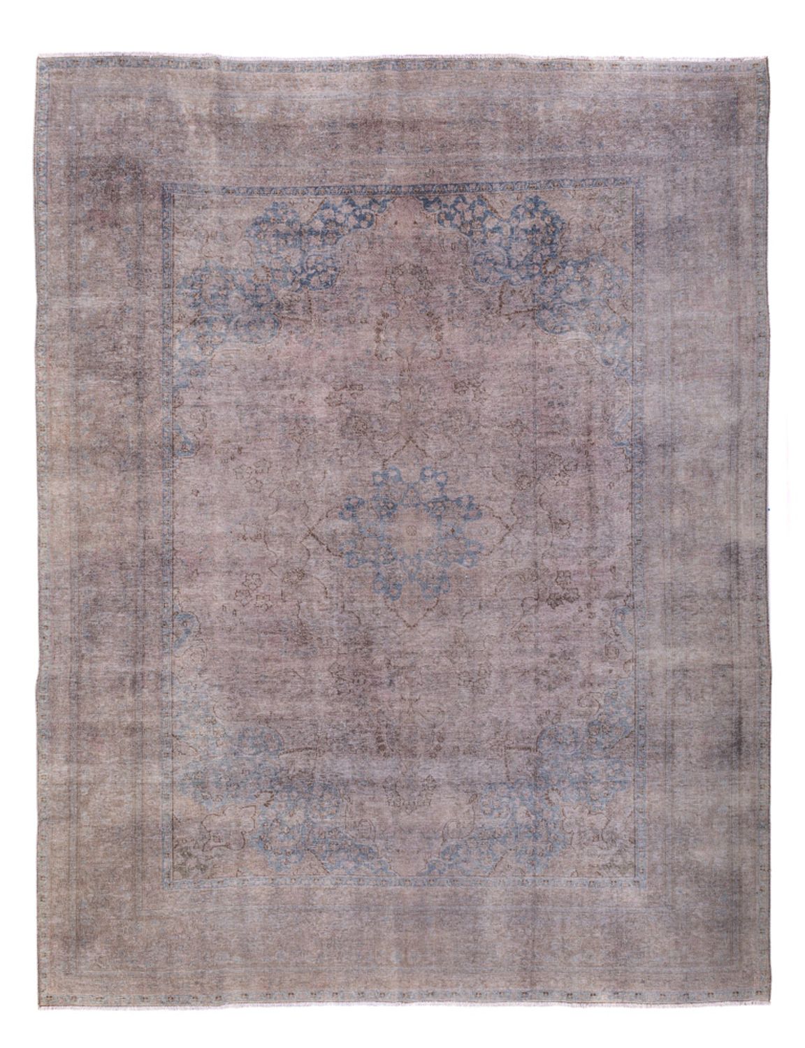 Tapis vintage - 371 x 292 cm - anthracite