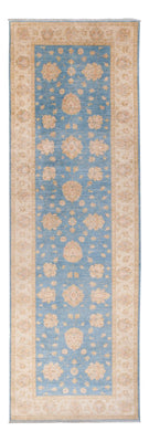 Tapis de couloir Tapis Ziegler - 394 x 124 cm - bleu