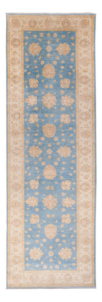 Tapis de couloir Tapis Ziegler - 394 x 124 cm - bleu