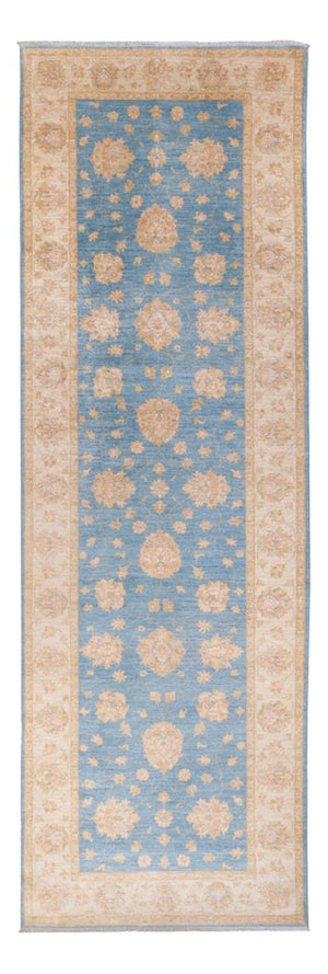 Tapis de couloir Tapis Ziegler - 394 x 124 cm - bleu