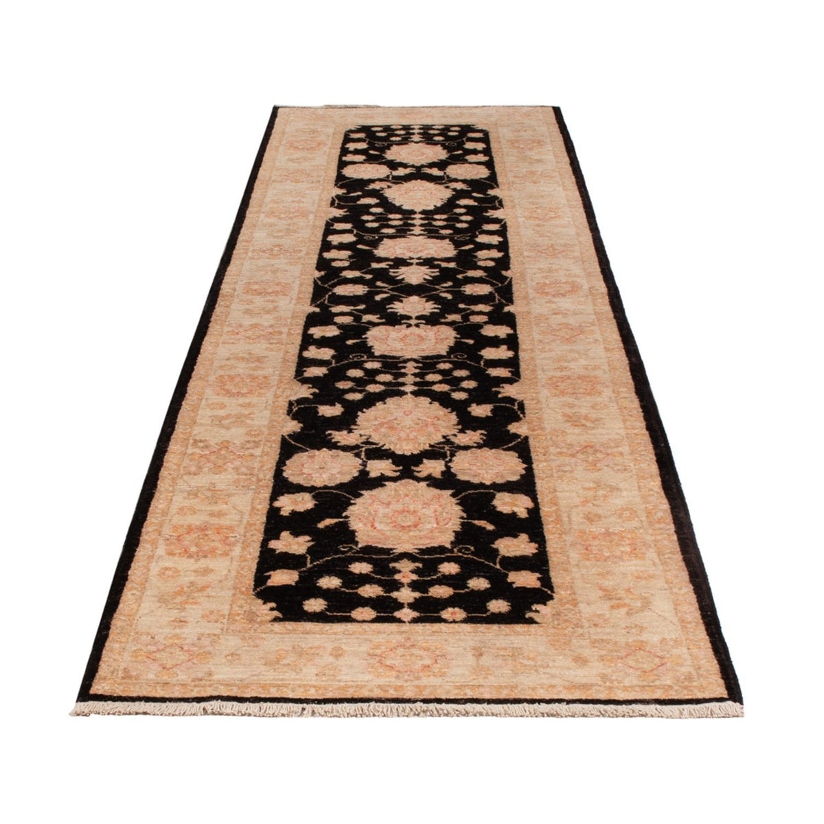 Tapis de couloir Tapis Ziegler - 309 x 78 cm - bleu foncé