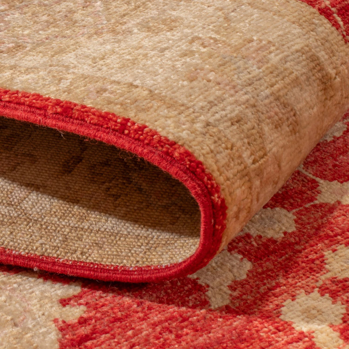 Tapis de couloir Tapis Ziegler - 398 x 83 cm - rouge