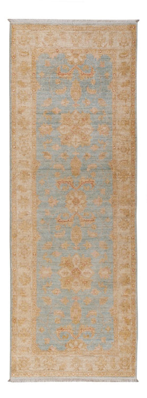 Tapis de couloir Tapis Ziegler - 202 x 70 cm - bleu clair