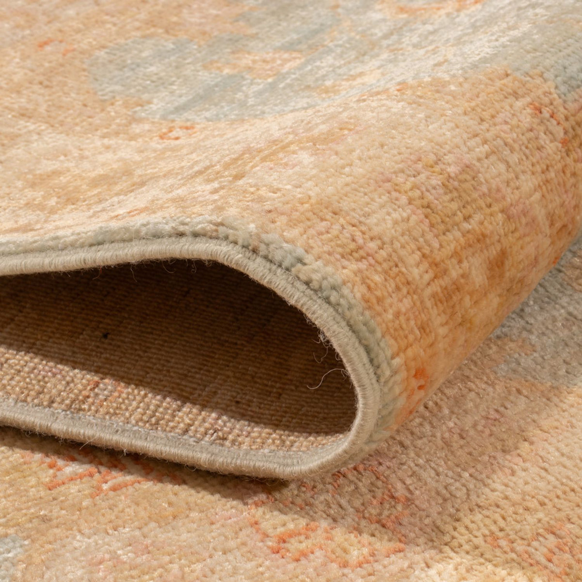 Tapis de couloir Tapis Ziegler - 202 x 70 cm - bleu clair