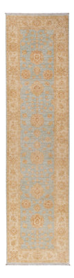 Tapis de couloir Tapis Ziegler - 248 x 61 cm - bleu clair