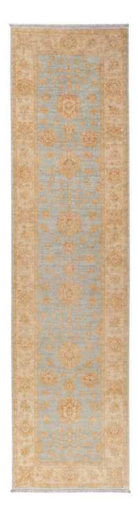 Tapis de couloir Tapis Ziegler - 248 x 61 cm - bleu clair