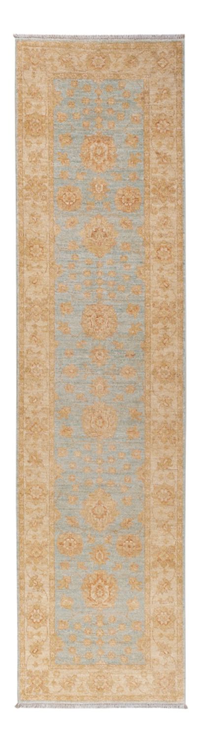 Tapis de couloir Tapis Ziegler - 248 x 61 cm - bleu clair