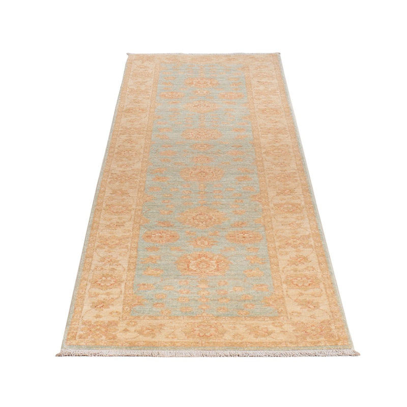 Tapis de couloir Tapis Ziegler - 248 x 61 cm - bleu clair