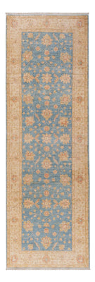 Tapis de couloir Tapis Ziegler - 250 x 80 cm - bleu
