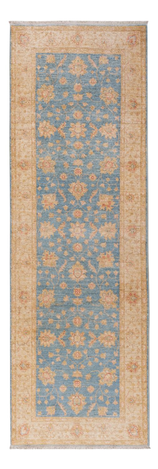 Tapis de couloir Tapis Ziegler - 250 x 80 cm - bleu