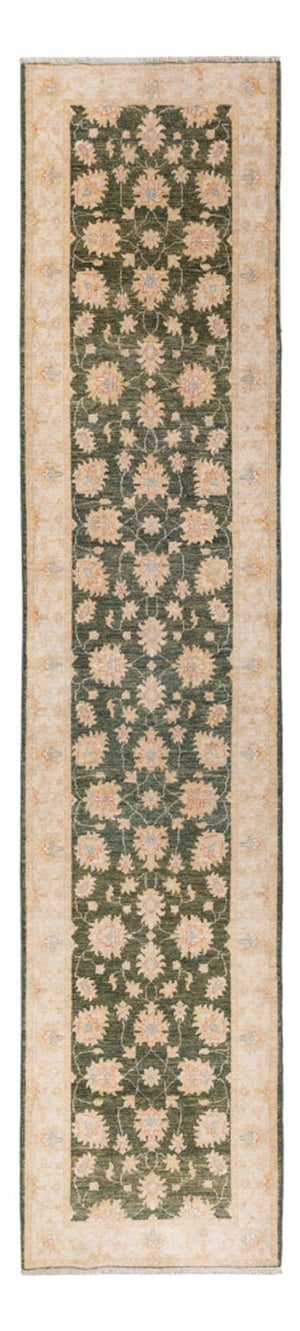 Tapis de couloir Tapis Ziegler - 393 x 83 cm - vert olive