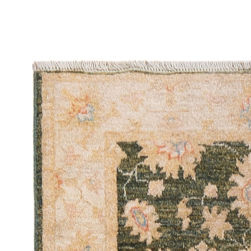 Tapis de couloir Tapis Ziegler - 393 x 83 cm - vert olive