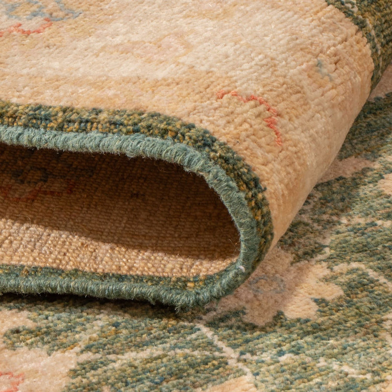 Tapis de couloir Tapis Ziegler - 393 x 83 cm - vert olive